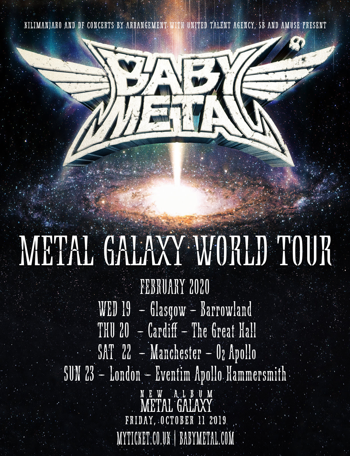Babymetal tour dates